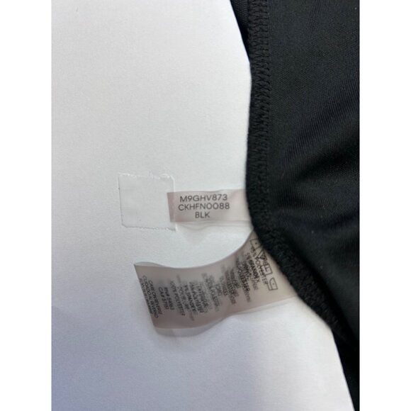 Calvin Klein Women’s 3/4 Sleeve Keyhole Front Sheer Waffle Asymmetric Tunic - Picture 6 of 10